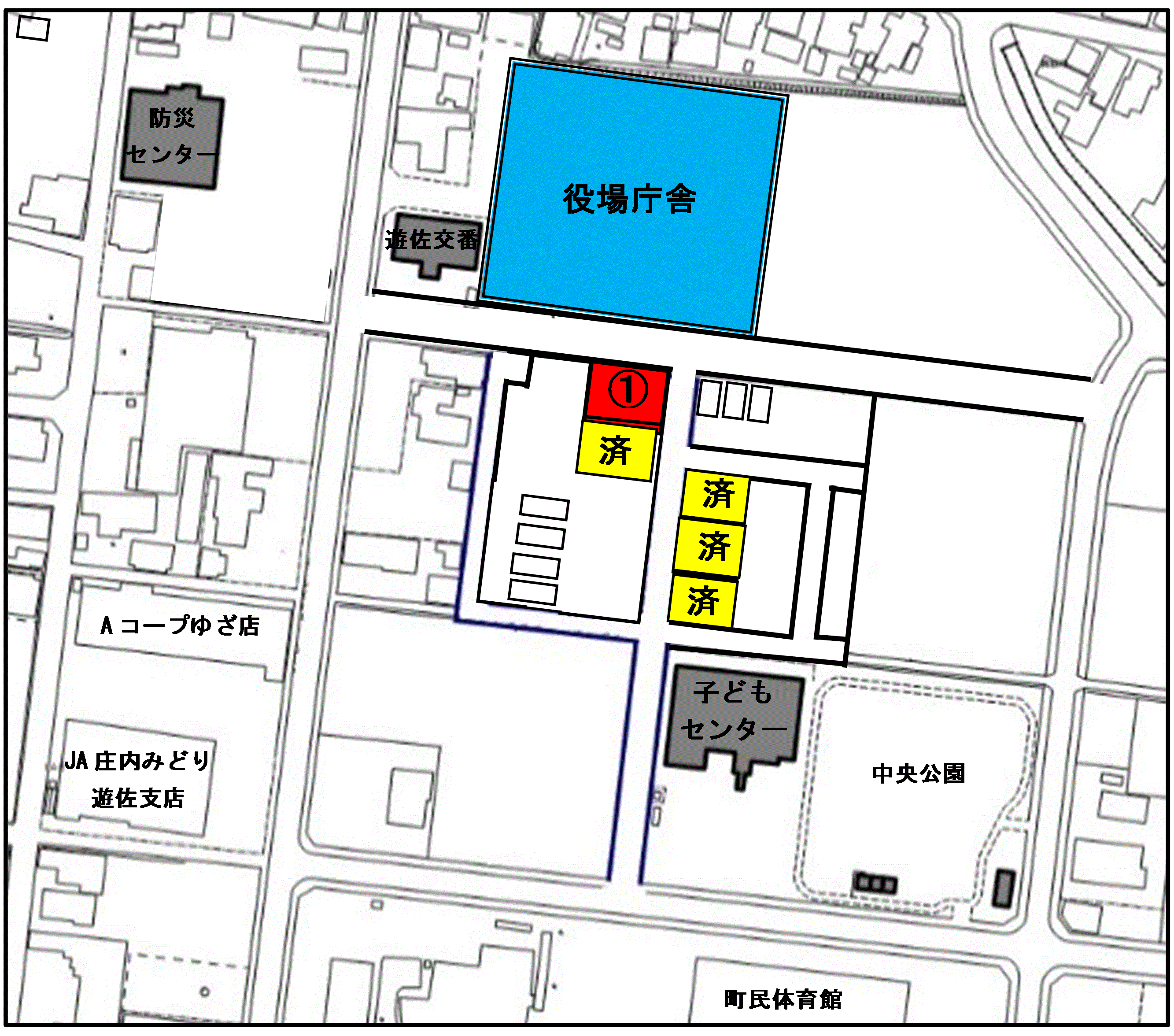 分譲区画・周辺図