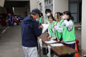 町内スポーツゴミ拾いの様子1
