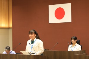 R5第一回少年議会での所信表明
