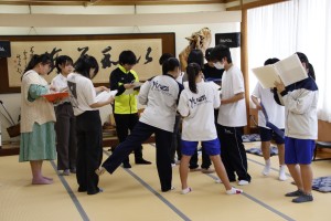 第一回全員協議会・町内巡り出発前