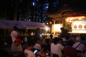杉沢比山上演会の様子