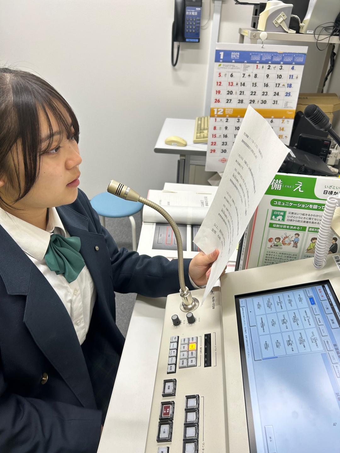 選挙啓発音源の録音2