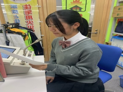 選挙啓発放送録音の様子1