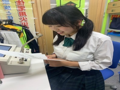 選挙啓発放送録音の様子2