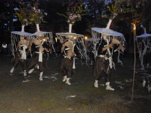 吹浦田楽 本祭り花笠舞
