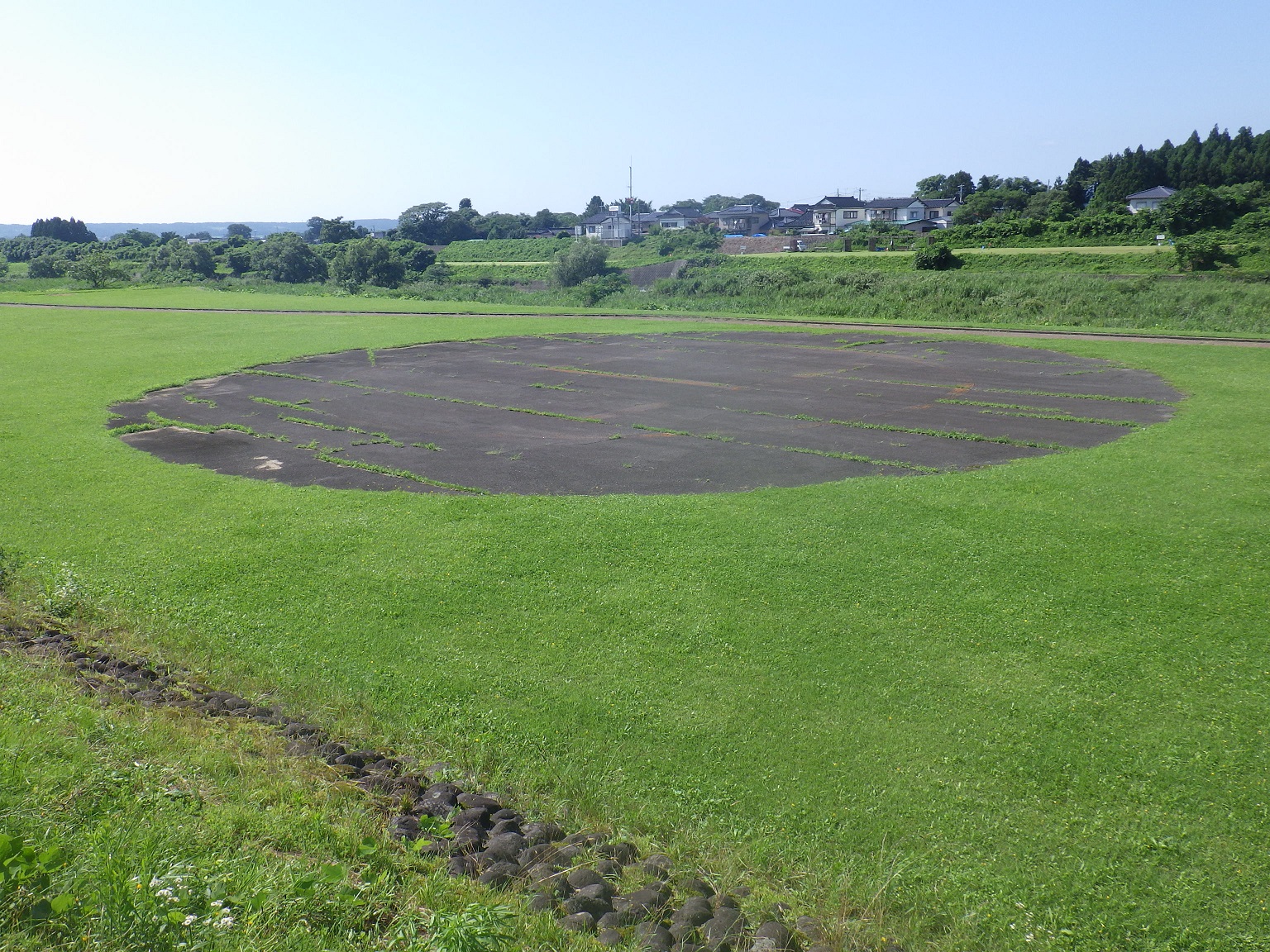 河川公園_月光川河川公園_ハチの巣公園_ヘリポート