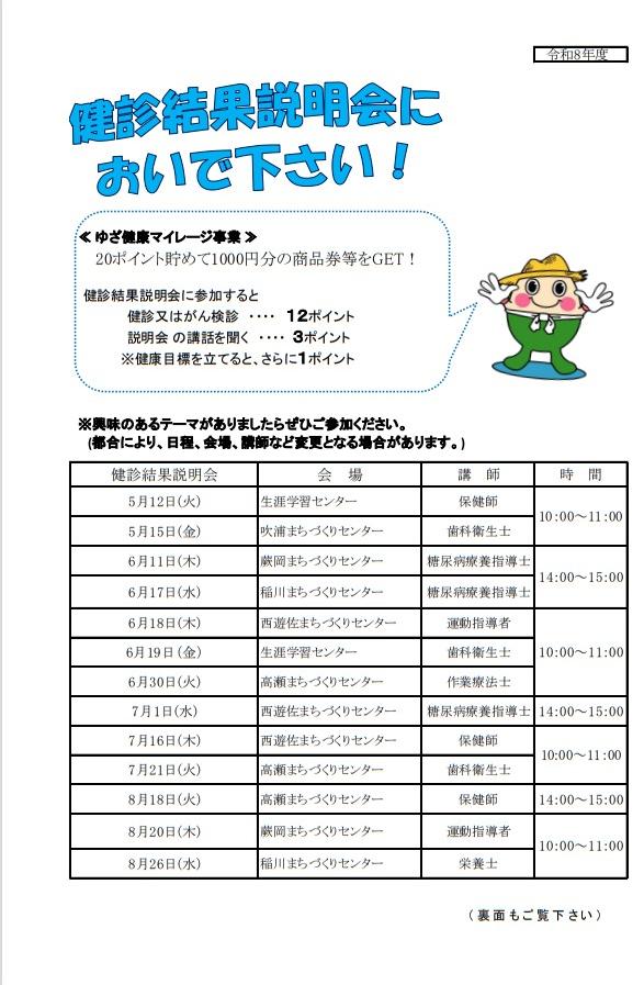 R8健診結果説明会