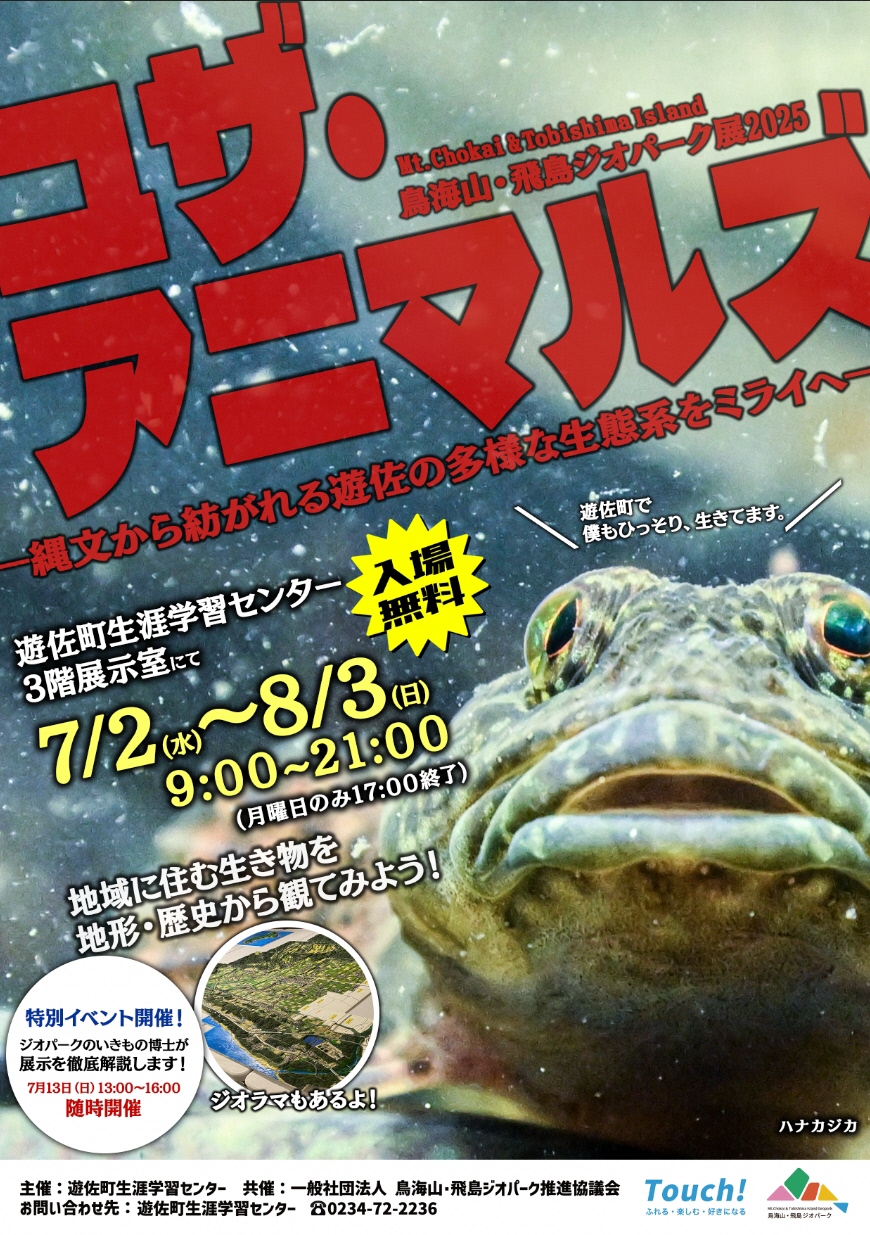 ジオパーク展チラシ